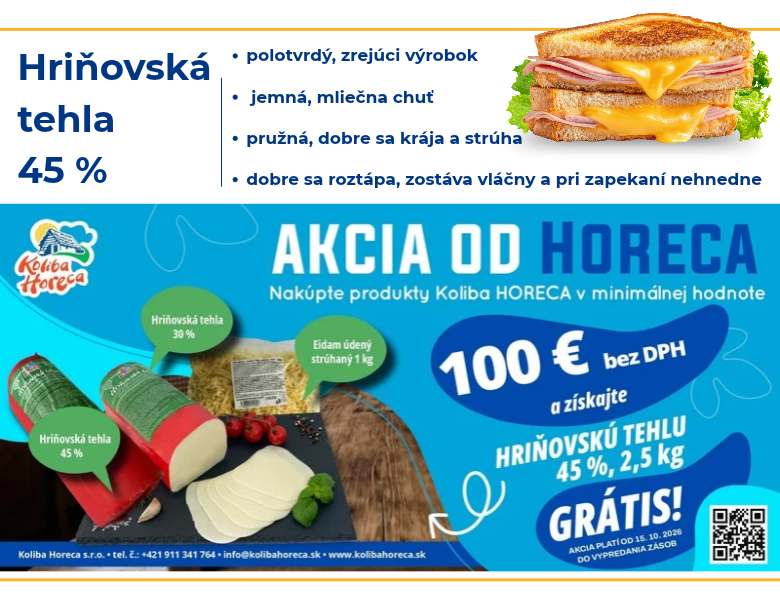 Koliba horeca akcia