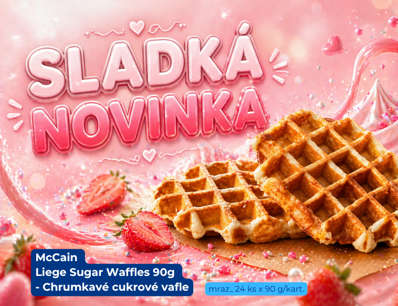 McCain liege waffle novinka