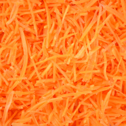 Mrkva nová čistená - strúhaná, VB 1kg