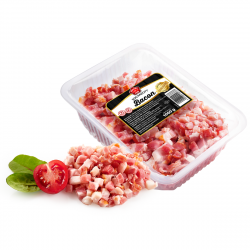 KEDVENC Bacon kocky (6x6 mm) 4x1kg