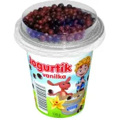 Bobík jogurt vanilkový s guličkami 110g