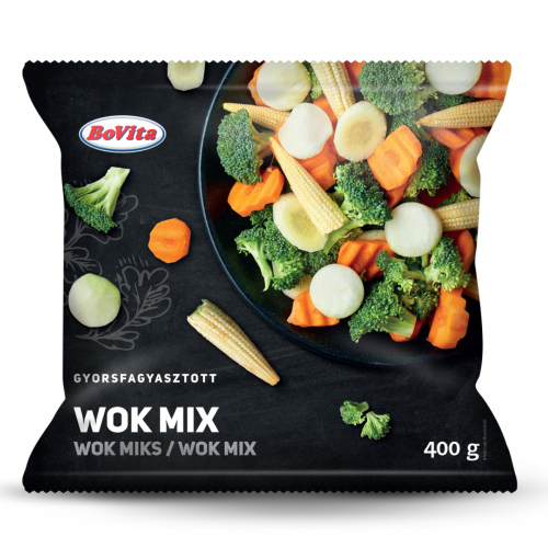 VÝPREDAJ BOVITA Zeleninová zmes mrazená Wok 400g