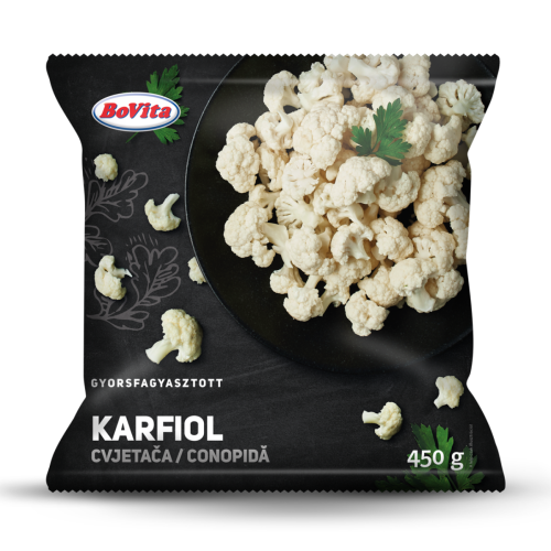 BOVITA Karfiol mrazený, ružičky 450g