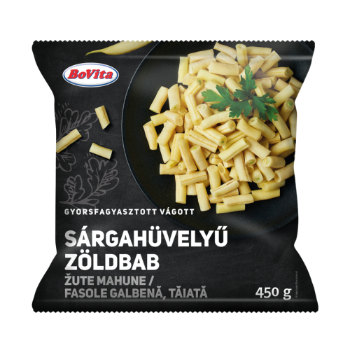 BOVITA Fazuľové struky žlté krájané, mrazené 450g