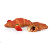 Croissant s jahodovou náplňou 95g LL