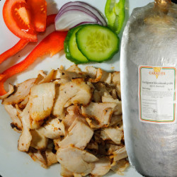 Gyros-Kebab kuracie stehno bez kosti s kožou   (20kg) 