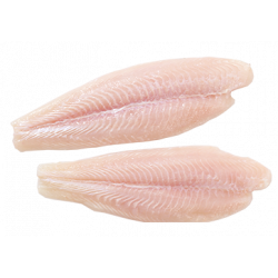 Pangasius filety mrazené  (glazúra do 5%) min.220g/ks  1kg 