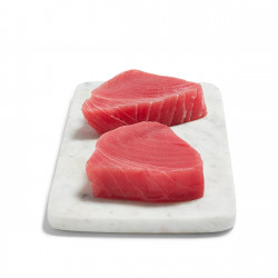 Tuniak steak, 10% glaz., 1kg/bal  (100-200g/ks)