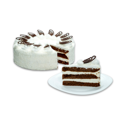 Torta RAFFAELLO 1500g/14porcií, predkrájaná, samost. balená
