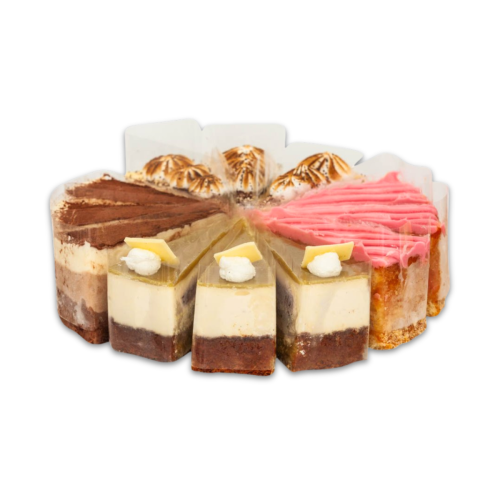 Torta MIX 1400g/12 porcií, samostatne balená, predrezaná