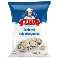 KUKTA Šampiňóny krájané plátky 2,5kg 