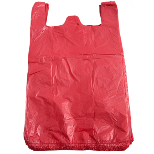Taška JUMBO XL (HDPE) 35+20 x65cm červená