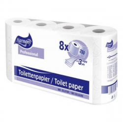 Toaletný papier 3 vrstvový Harmony Professional, 8ks/bal ( návin 29m/kotúč )