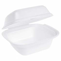 Menubox biely malý 145x133x75mm na hamburger (125ks)XPS