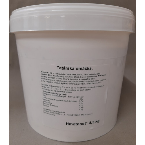 SPAK Tatárska omáčka vedro S 4,5kg

