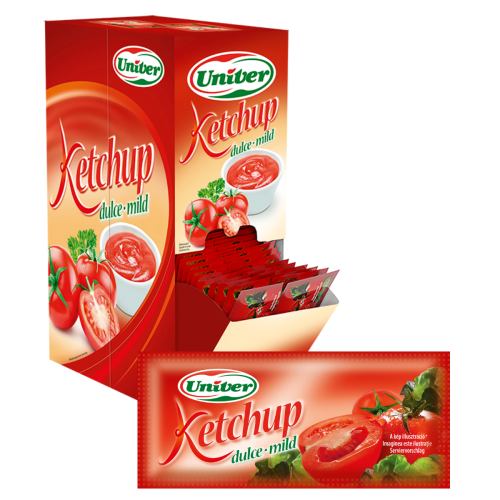 Kečup 150x15ml porcie Univer
