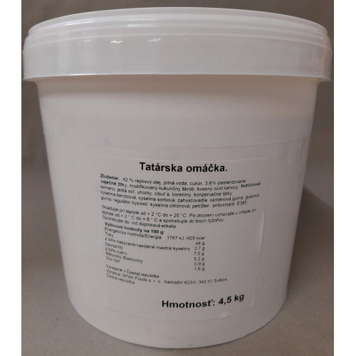 SPAK Tatárska omáčka vedro S 4,5kg
