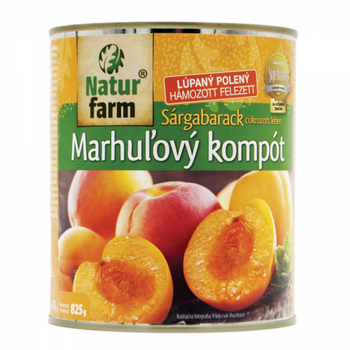 Marhule polené, kompót 840g/480g