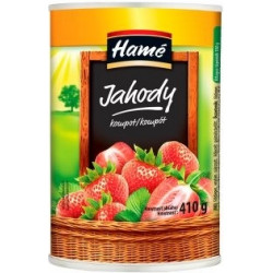 Jahodový kompót, 410g/160g
