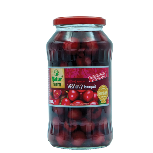 Višňový kompót odkôstkovaný 700g