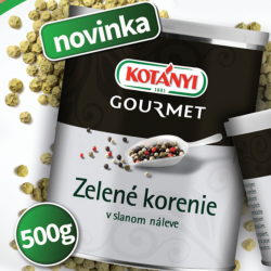 Zelené korenie v náleve 500g