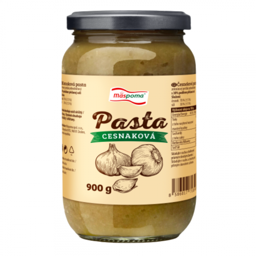 MÄSPOMA Cesnaková pasta 900g, sklo