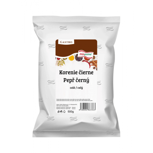 MÄSPOMA Korenie čierne celé, 500g