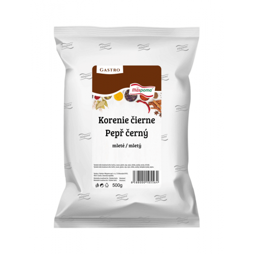 MÄSPOMA Korenie čierne mleté št., 500g