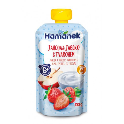 DV Hamánek Jahoda a tvaroh 100g
