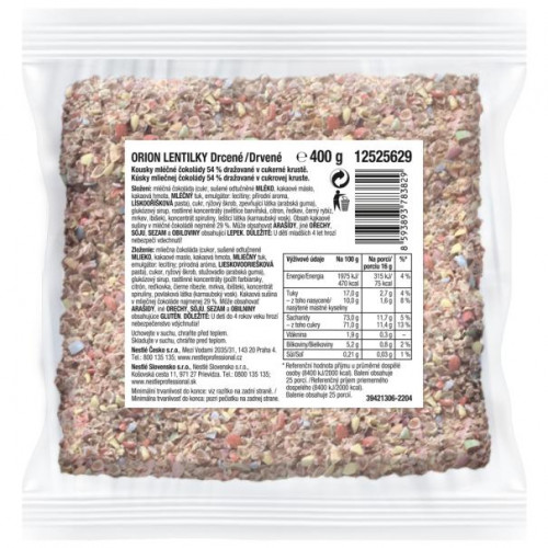 ORION Lentilky drvené 400g