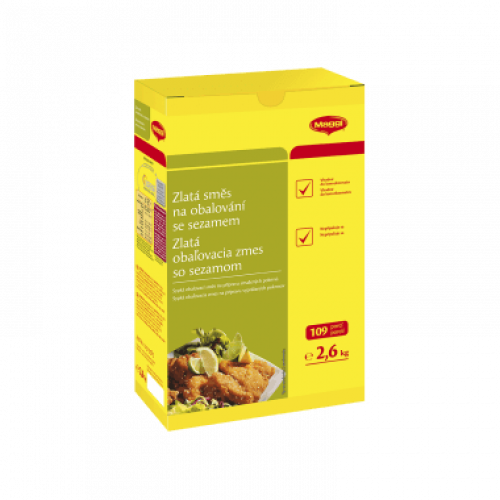 Zlatá Obaľovacia zmes so sezamom (4x2,6kg)  