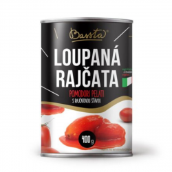 Paradajky celé, lúpané 400g/240g, EO