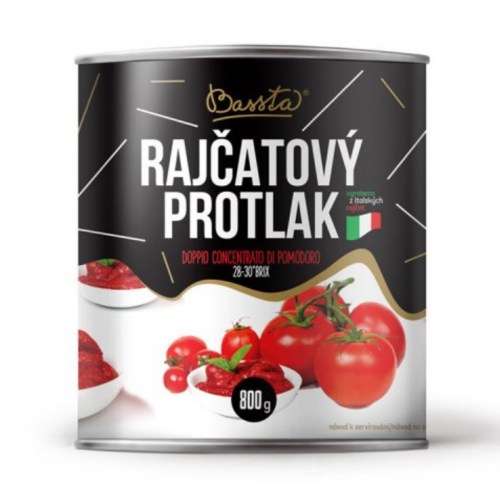 Paradajkový pretlak koncentrát 800gr, 28-30°brix