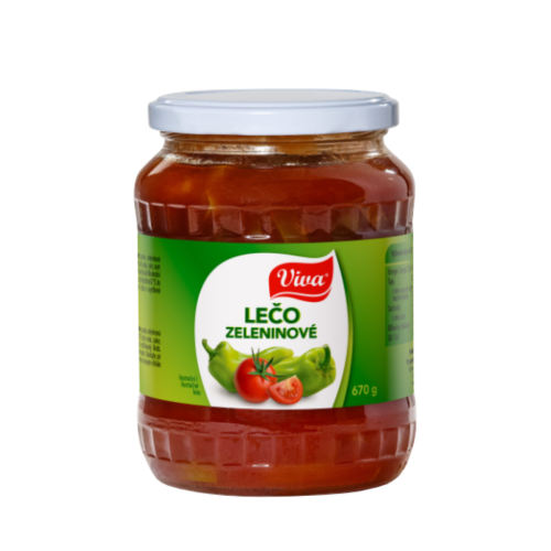 Lečo zeleninové, sklo 670g