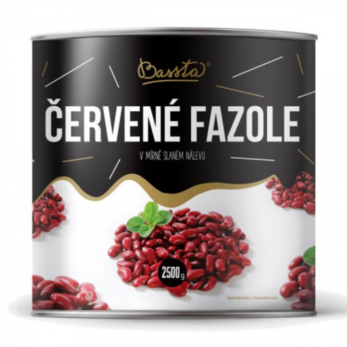 Červená fazuľa,konzerva 2500g/1500g