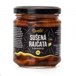 Paradajky sušené na slnku, v slnečnicovom oleji 190g/115g