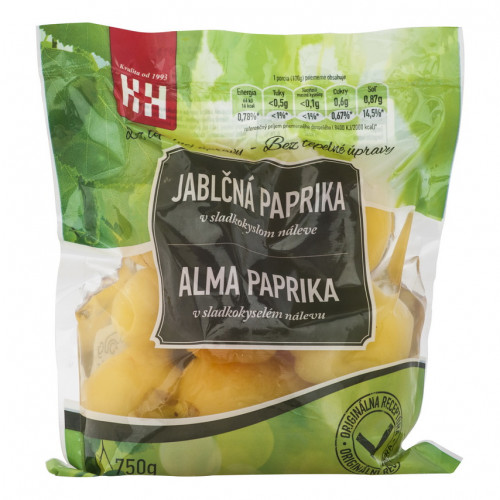 Jabĺčková paprika 1 l/0,5kg