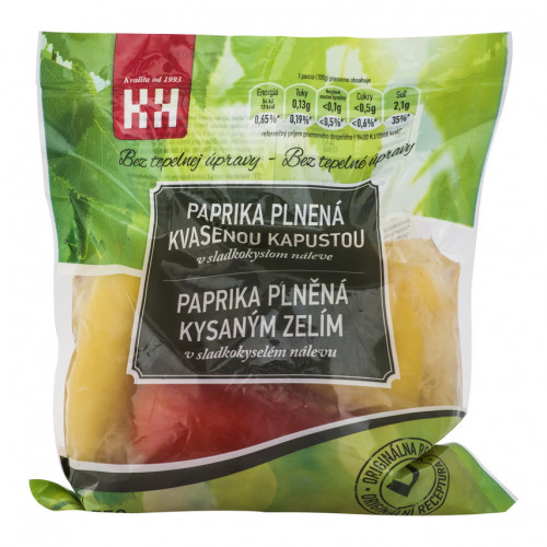 Paprika plnená kvasenou kapustou 1 l, 0,5kg
