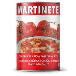 Rajčinová omáčka na pizzu MARTINETE 4,15kg, plech