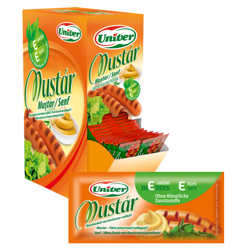 Horčica 150x15ml porcie Univer